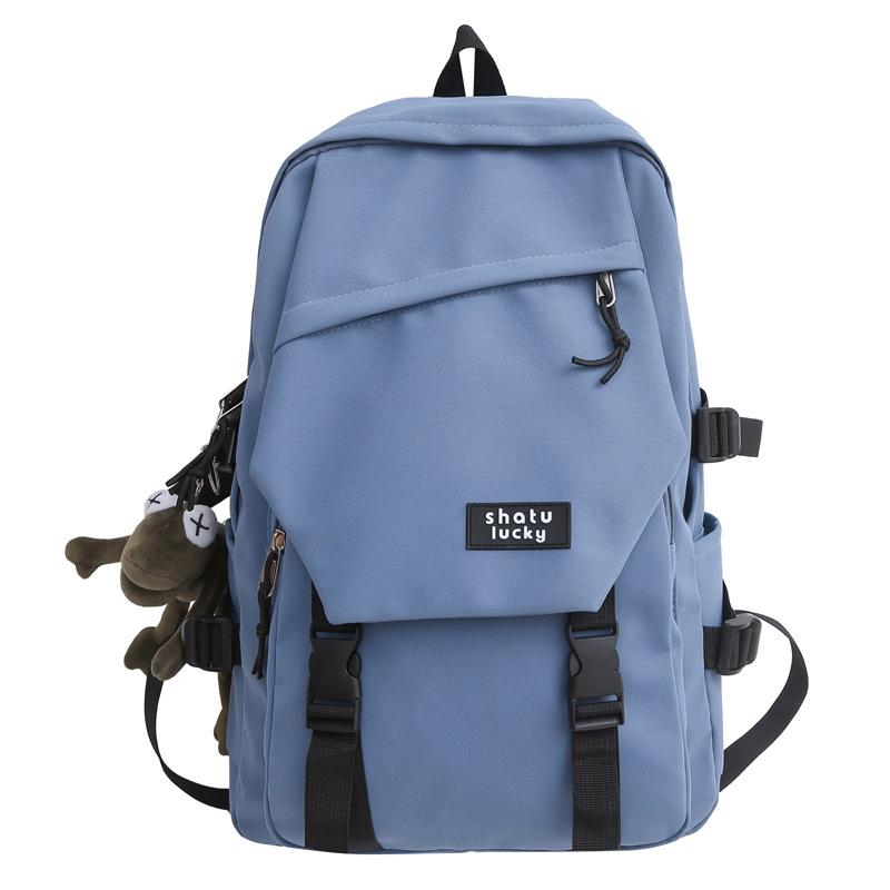 Schoolbag High School Students Junior High School Students School Bags In Large Quantities Korean Version Ins Street Backpacks Trendy School Bags