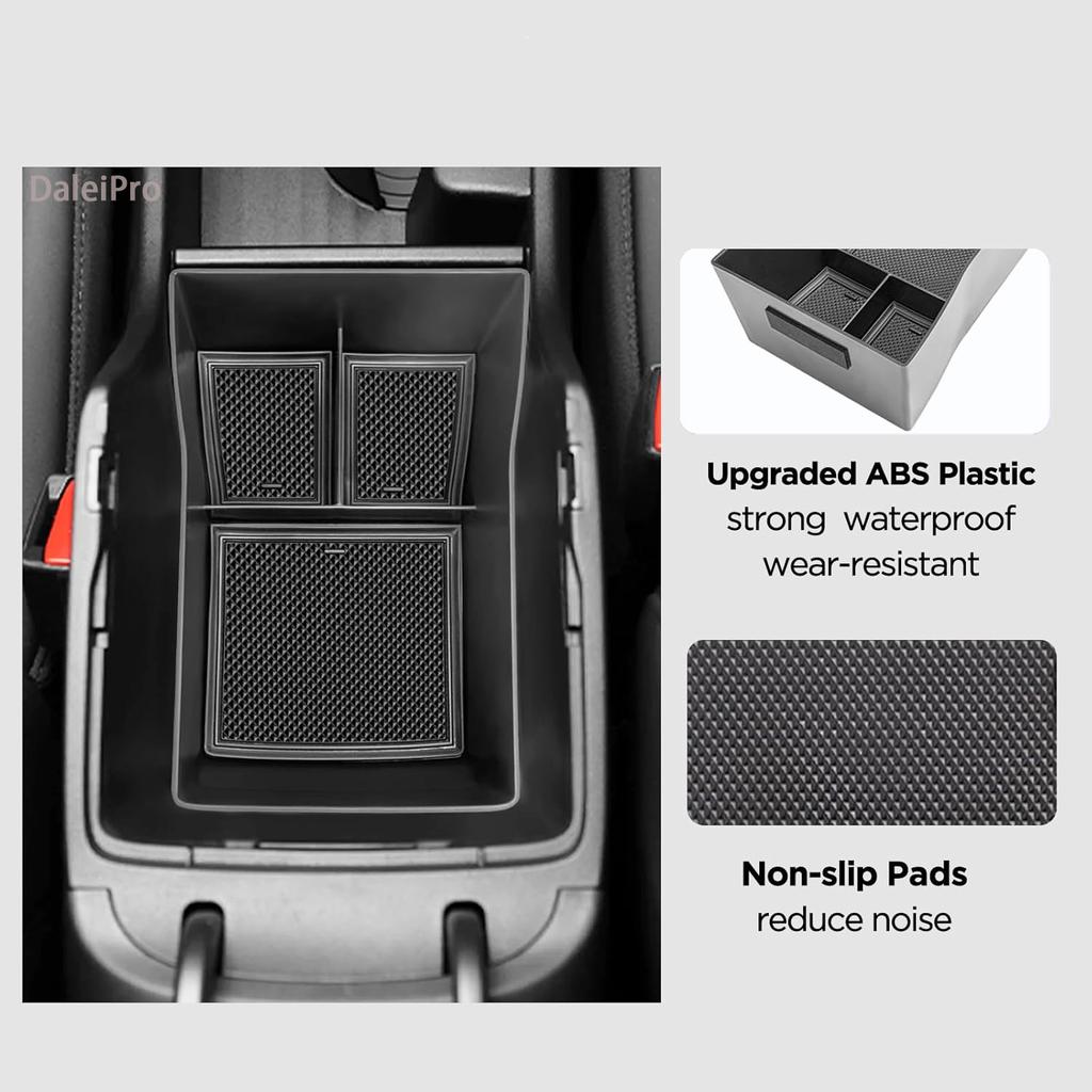 For Kona Hybrid SX2 2024 2025 Centre Console Storage Box Glasses Storage Box Cup Holder Phone Car Organiser Tray Car Accessories