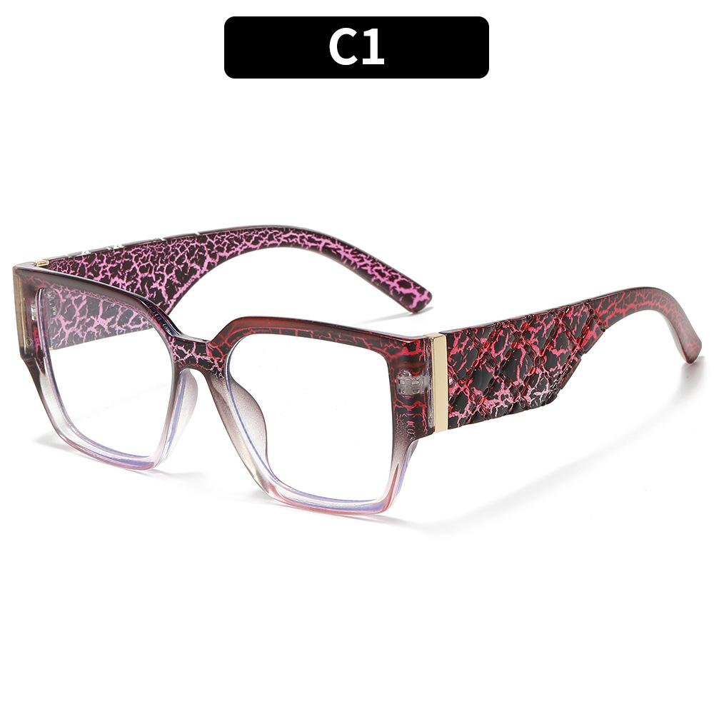 Women s glasses fashion square large frame glasses for men and women