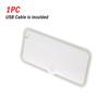 Ultra Thin LED Car Makeup HD Mirror Sunshade Makeup Hanging Mirror USB Charge Autom Cosmetic Mirror Touch Screen Dimmable Light