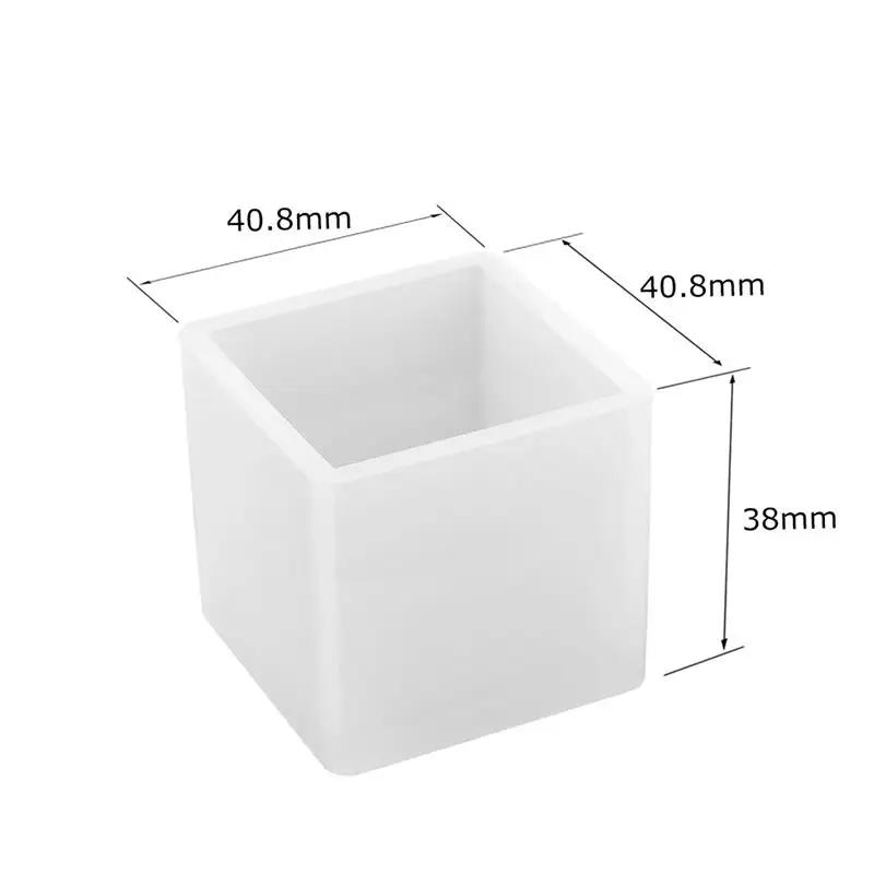 Resin Silicone Mold 3D Cube Casting Molds for DIY Crystal Epoxy UV Resin Jewelry Crafts Making Crystal Ornament Silicone Mold