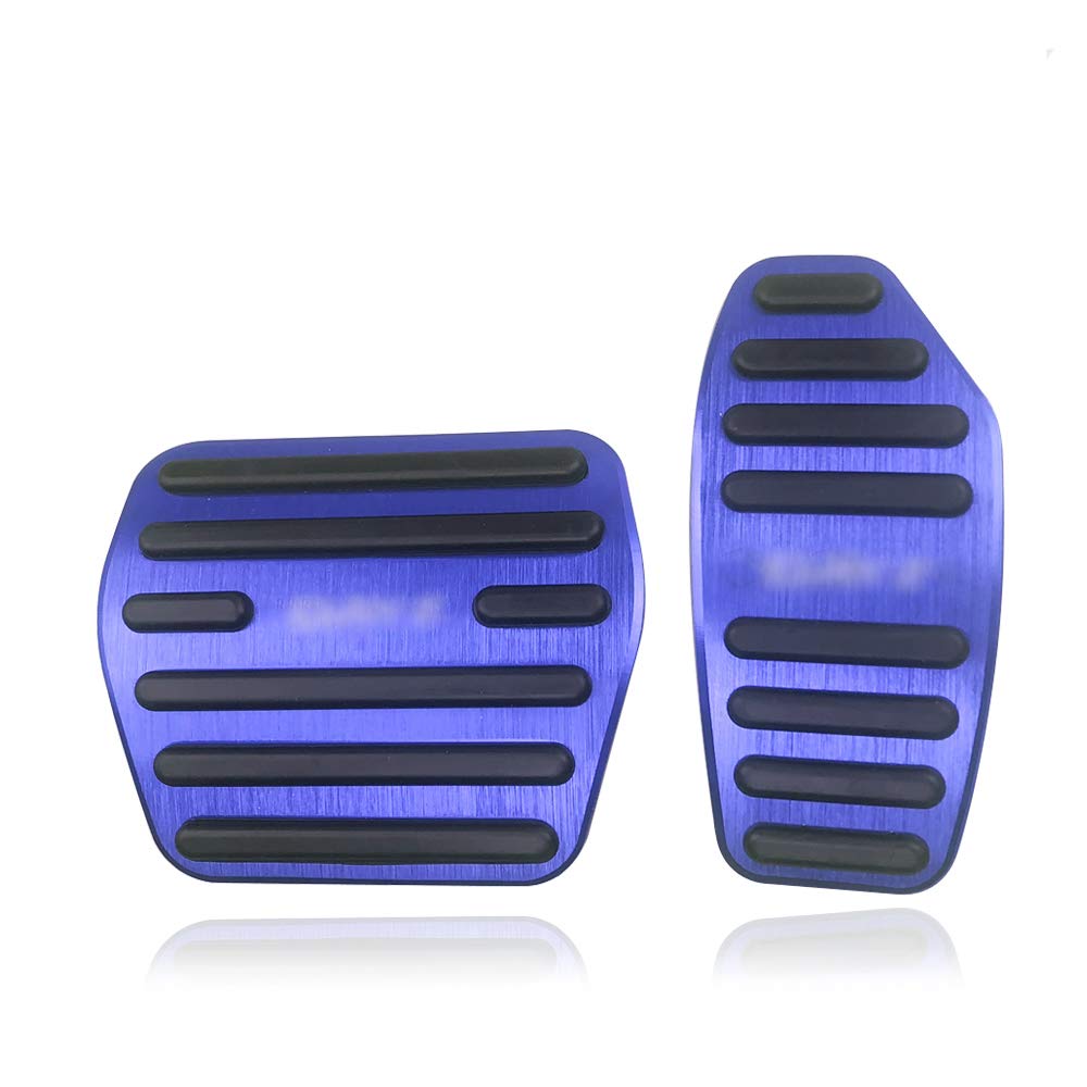 

LEXLEYS Алюминиевые накладки на педали газа и тормоза с логотипом DAYZ для нового Toyota Dayz B40, серия резиновых кастомных деталей, не требующие инструментов, нескользящие накладки, синий