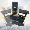 Speaker Wall Mount Bracket Heavy Duty Steel Construction 44lbs Capacity 15Tilt Adjustable Clamp Fit 5-12Inch Depth