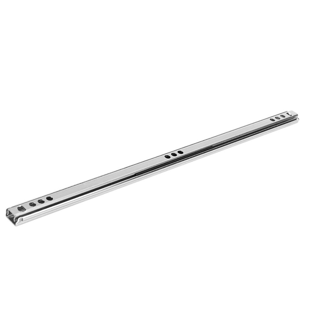2pcs Two Way Drawer Rail Cold Rolled Steel Ball Bearing Slide Hardware Drawer Slides Drawer