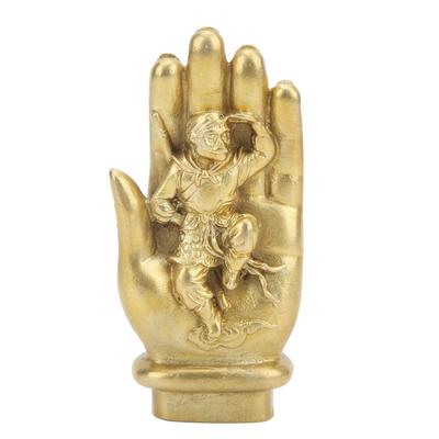 Monkey King Statue Hand Crafted Monkey Statue Real Look Brass Monkey Statue Buddha Hand Statue for