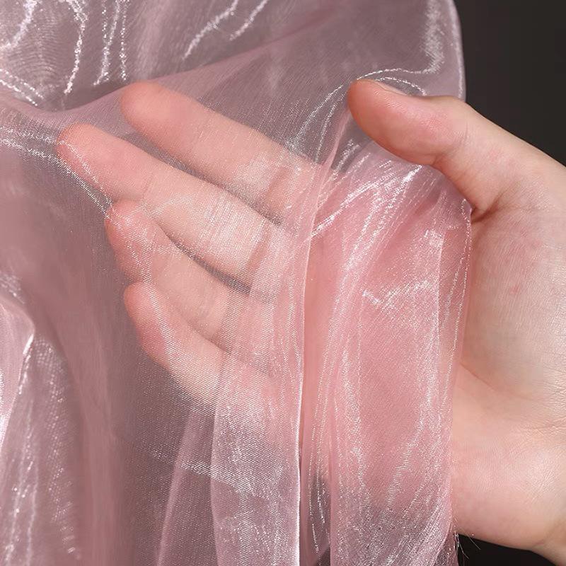 Gradient Organza Mesh Veil Skirt Fabric for Creative Decorations