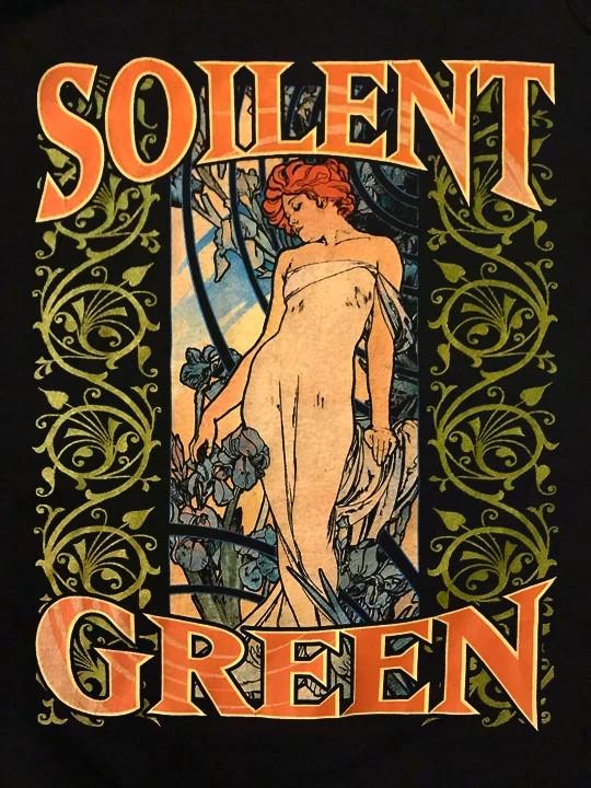 Soilent Green band Cotton Black Shirt Unisex Concert S to 5XL BT1286 Unisex T-Shirt S