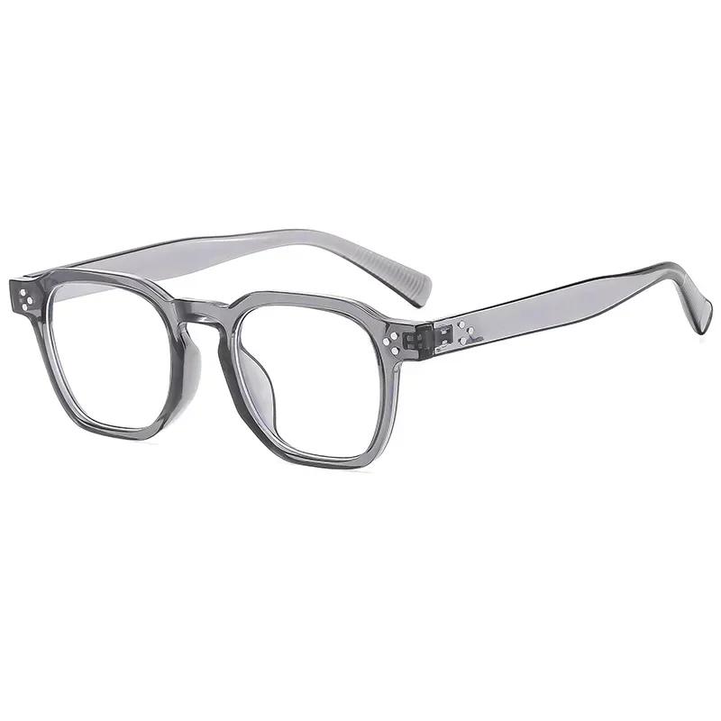 

Retro Square Light Eyeglass Frame Women Men Transparent Unisex Glasses For Female Male