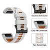 QuickFit 22mm 26mm Silicone Two Tone Strap For Garmin Fenix 7X 7 6X Pro 5X Plus Epix Pro Gen 2 47mm 51mm//TACTIX 7Pro Watchband