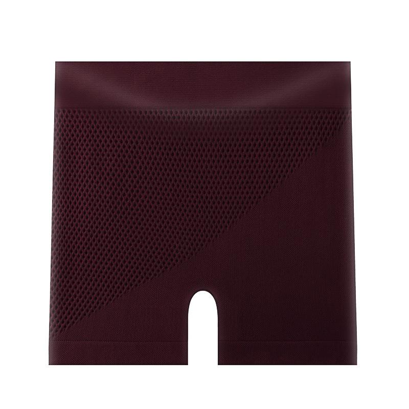 JYL Seamless High Elastic Boxer Briefs Breathable Hip Covering Shorts