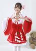 COSSA Shrine Maiden Cosplay Costume for New School and White and Red Shrines, Year's, Halloween, Festivals, Events, (XL)