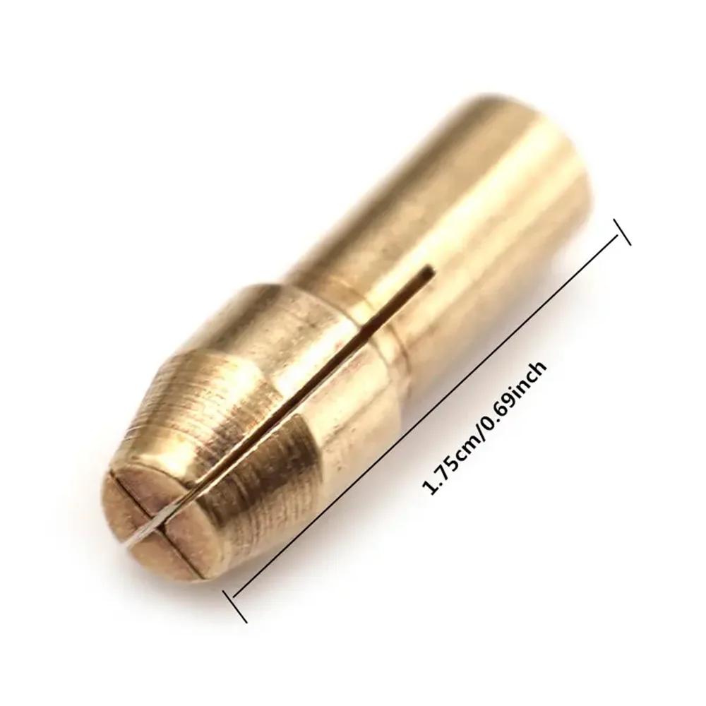10Pcs/Set Mini Drill Chucks Adapter 0.5mm-3.2mm Mini Drill Chucks Chuck Adapter Micro Collet Brass For Power Rotary Tool