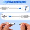 Grease Guns Needle Nozzle Couplers Adapter Lubrication Tool with Double Handle for Hard to Reach Fittings Repair Shops