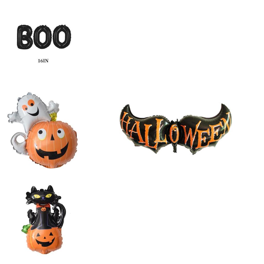 Spooky Halloween Decorations Aluminum Spider Foil Balloon For Party Supplies