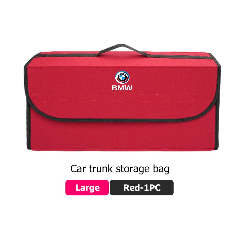 Car Trunk Organizer Large Capacity Storage Folding Box Auto Accessories For BMW G01 G02 F15 F16 G05 G06 G07 F07 G30 G32 F40 F44 SU5