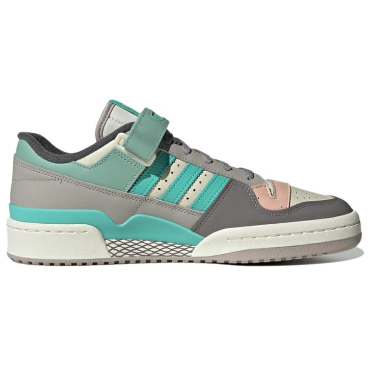 Adidas Originals Unisex Forum 84 Low Northern Lights Sneakers Grey / Green (Unisex) Skateboard Shoes GX4574