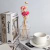 NEW 11Pcs Hydrangea Flower Rattan Sticks Champagne/Pink - Flameless Fragrance Diffuser for DIY Home Decor & Ornaments