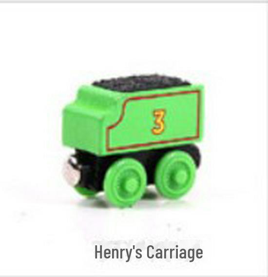 Children's Wooden Toy Train Head Cake Decoration - YB02