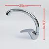 Stainless Steel Sink Faucet Hot and Cold Mixing Tap Kitchen Faucets Household Single Handle Rotation WashBasin Tap Deck Mounted
