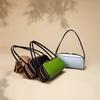Star with the Same Style P Home Contrasting Colors 25 Spring and Summer Catwalk New Leather Bag European and American Niche Design High-endcowhide Bag