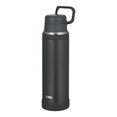 Thermos Water Bottle Vacuum Insulated Mobile Mug 1L Charcoal Convenient Carrying Loop Fluid Tech constructionJOY-1000 CHL
