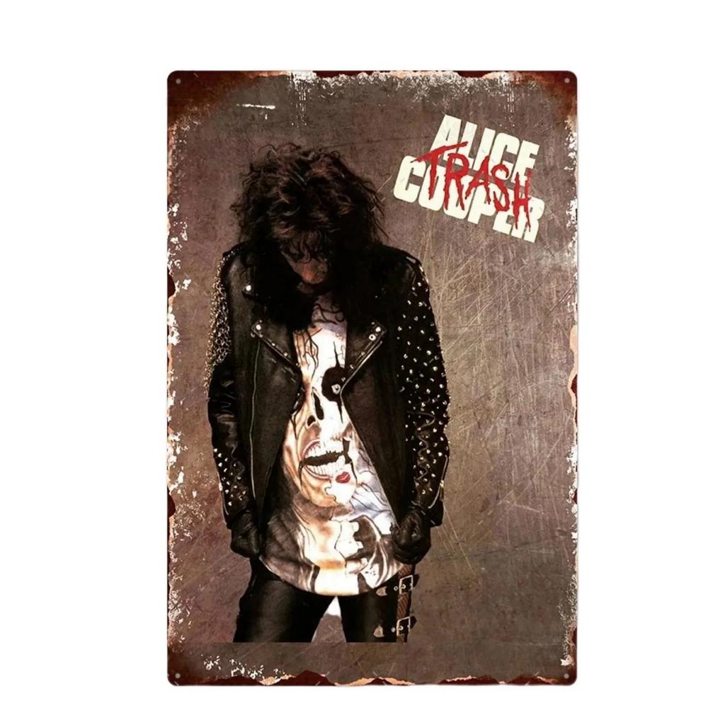 Vintage Rock N Roll Metal Tin Signs Plaque  Band Wall Art Decor for Man Cave Home Cafe Garden Club Bar  Retro Iron Painting Post