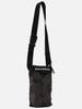 Marimekko Neat Phone Pocket Unikko Shoulder Bag, Women's, 52152259694124, Dark Gray x Gray