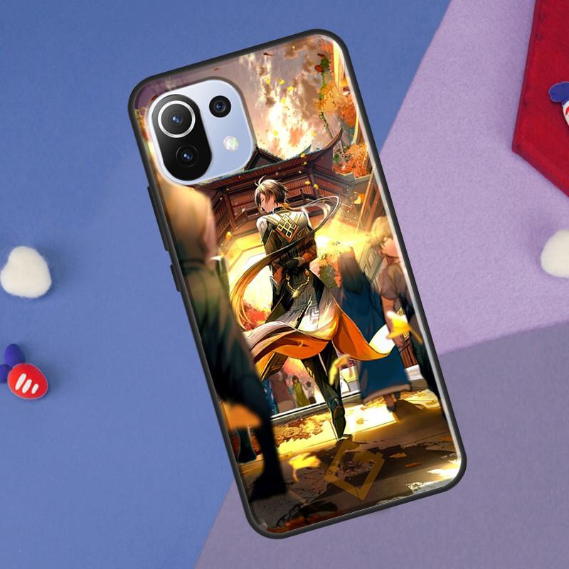 Zhongli Genshin Impact Cover For Xiaomi 14 Ultra 13 11T 12T 13T 14T Pro POCO X6 X7 Pro X3 X5 F3 F5 F6 M6 Pro Case