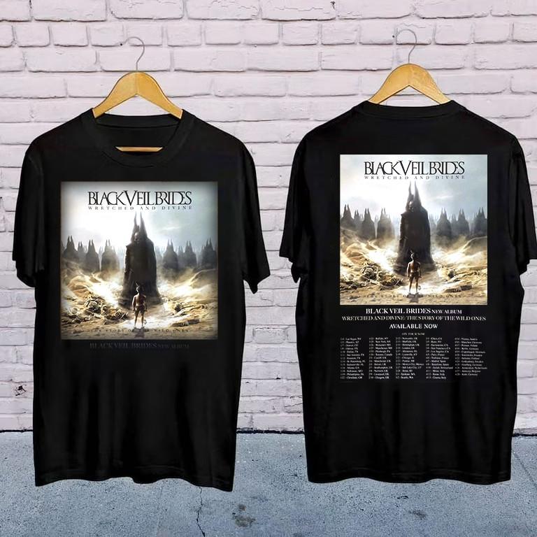 Vintage Black Veil Brides Ablum 2 sides T-shirt S to 5XL NE179 Unisex T-Shirt S