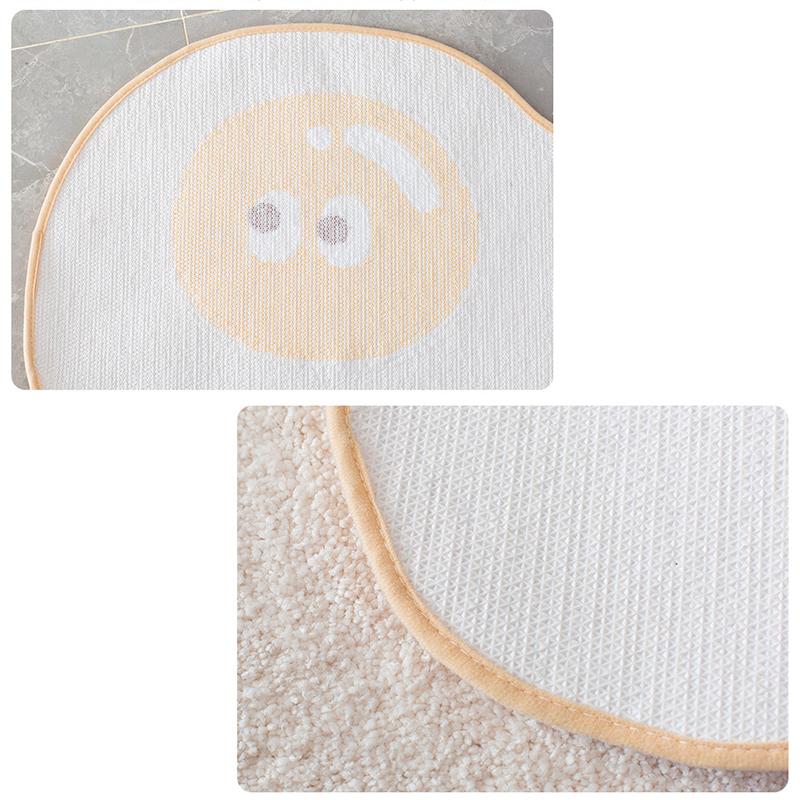 Interesting Yolk Bath Mat Egg Carpet Water Uptake Rug Non-Slip Doormat For Home Living Room Entrance Door Mat Floor Kitchen Bed