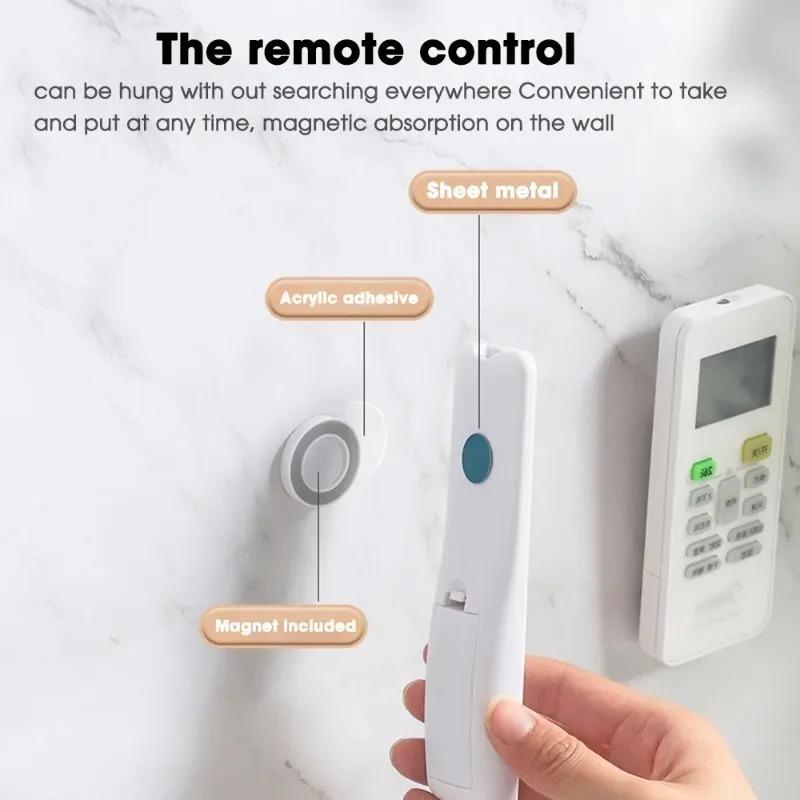 20/2Pcs Strong Magnetic Hook Wall Mount Anti-Lost Magnet Holder for Fridge Sticker Remote Control Storage Home Organizer Hooks
