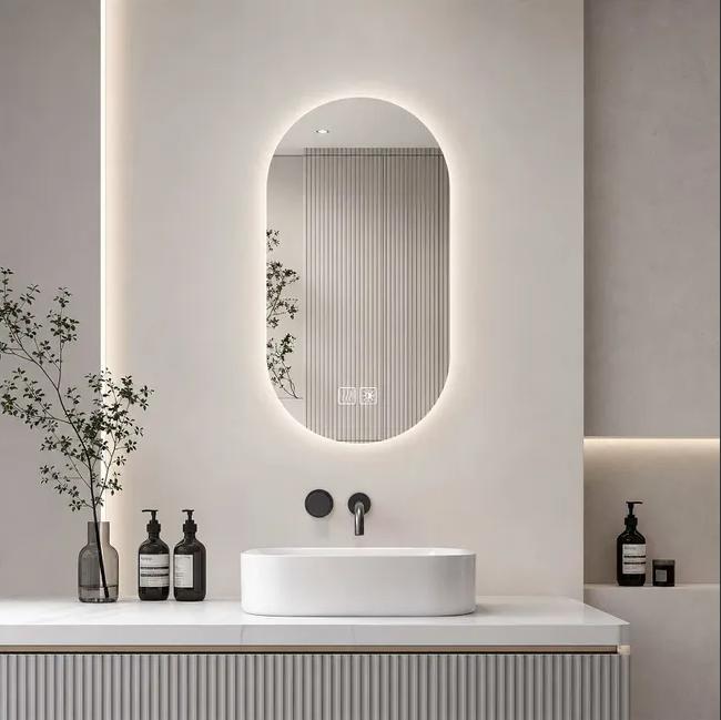 Oval LED Bathroom Mirror 50 ×