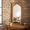 Wooden Painted Wall Decor Fram Mirror-Bedroom Mirror Home Decor Art Furniture | Wall Living Fram Decor Mirror-Indian Painted Beautifull Fram