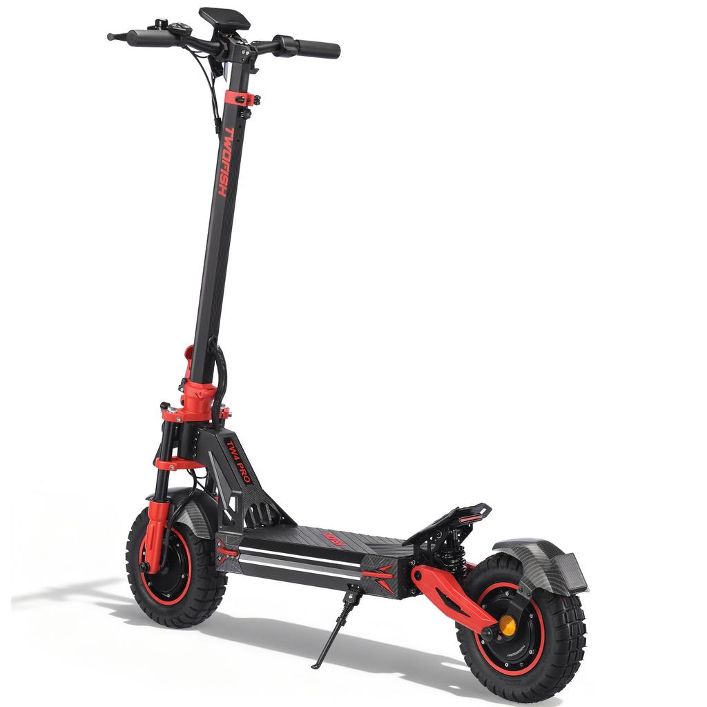 TWOFISH TW4 PRO Elektroroller für Erwachsene 2000W Hochleistungsmotor 52V 23AH Akku 11 Zoll Reifen Strapazierfähig Off-Road Fahren E-Scooter