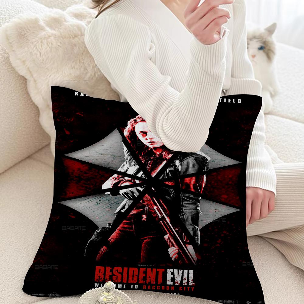 Game R-Resident Leon Kennedy Evil Pillow Gift Home Office Decoration Pillow Bedroom Sofa Car Cushion Coverpillow Case