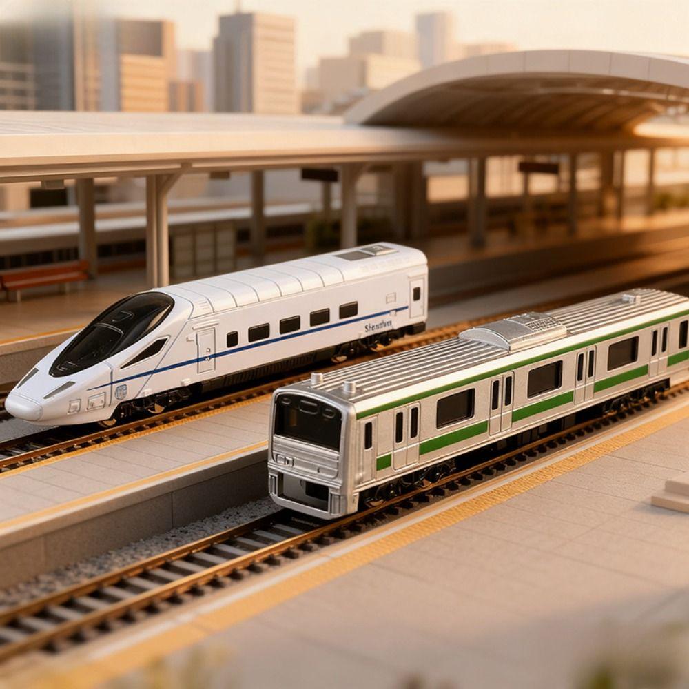 Nostalgic Green Simulation Train Model Metal Diecast Retro Train Model Collection Ornaments