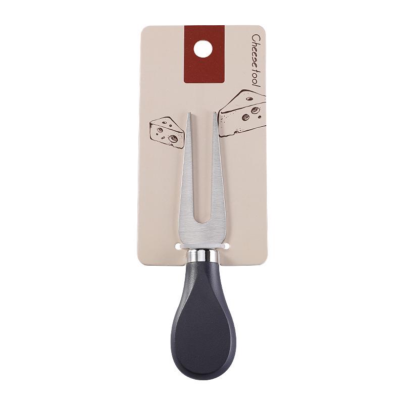 3-Piece Stainless Steel Cheese and Butter Knife Set with Fork