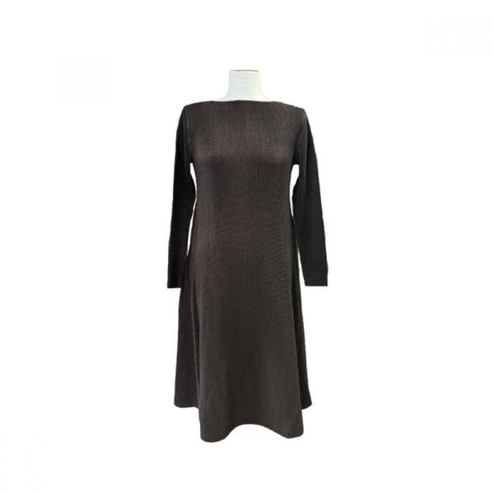 Specchio Long Sleeve Dress Boat Neck 452 544