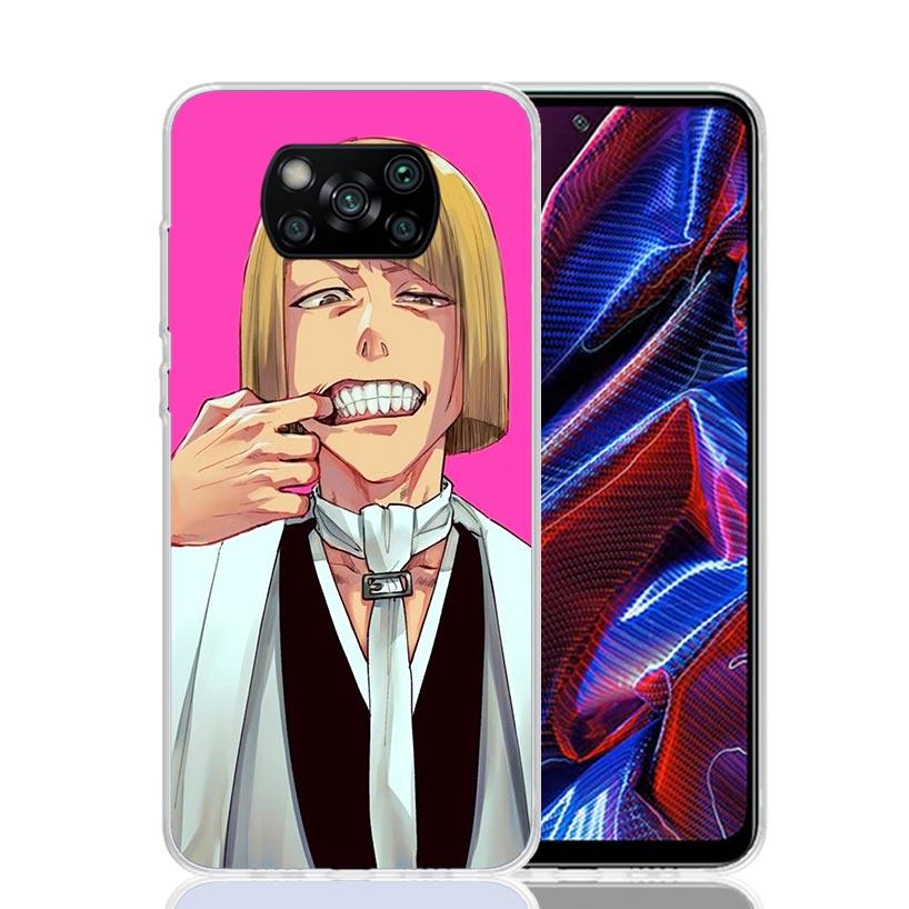 Bleach Shinji Hirako Phone Case For Xiaomi Poco X7 X6 X5 Pro F7 Ultra Redmi 15C 15 13 13C 12 12C 10 10A 10C 9 9A 9C 9T Cover Poc