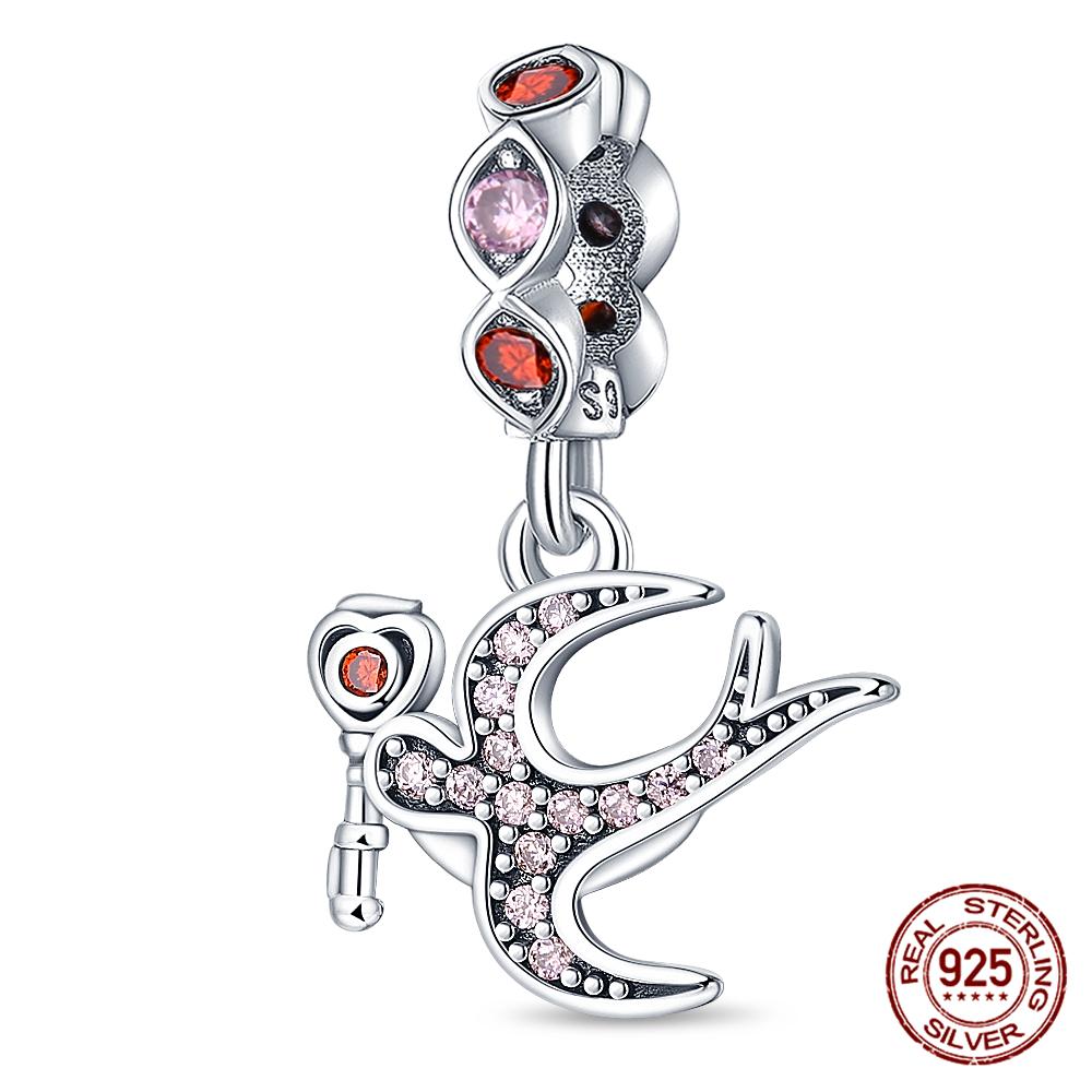 Fit Charms Fororiginal Bracelets And 3Mm Bracelets Cat Pendant Under The Mooncopper Jewelry Making For Women Gift