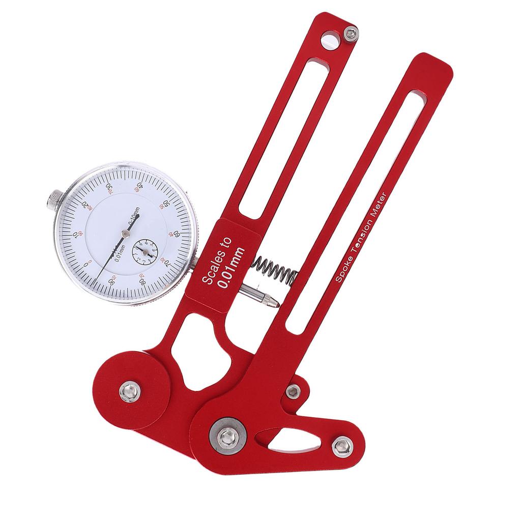 Bike Wheel Spoke Tension Meter Alloy Rugged Bike Wheel Rim Alignment Meter for Repairing
