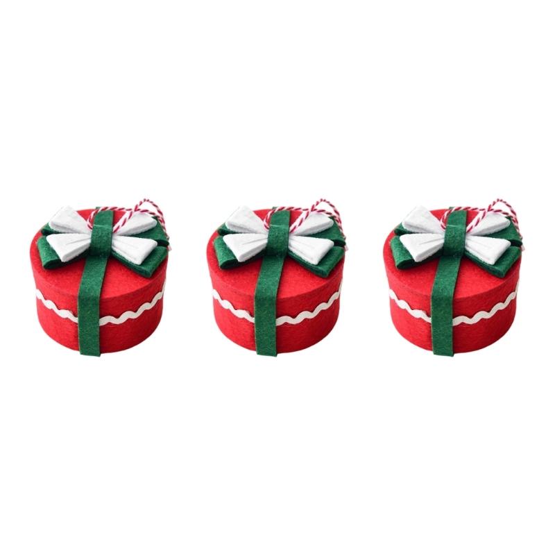 3PCS Lightweight Durable Holiday Gift Package Deck Sustainable Not Toxic Wall Hanging Craft
