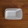 White Melamine Elongated Oval Serving Plates - 10 Pack