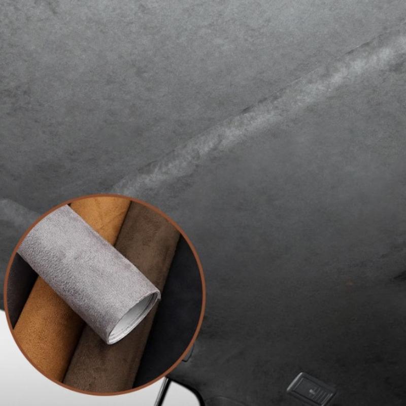 30cm/50cm*150cm Black Gray Coffee Colors Self Adhesive Suede Fabric Sticky Leather Velvet Cloth for DIY Car Interior Modified