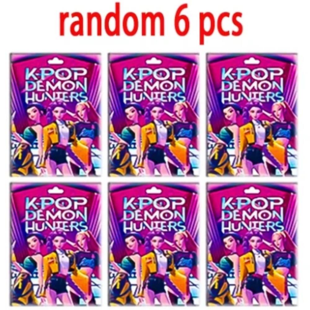 24pcs Kpop Devil Hunter Action Figures Set Derpy Tiger Rumi Mira Zoey Sussy Collectible Dolls Fan Gifts