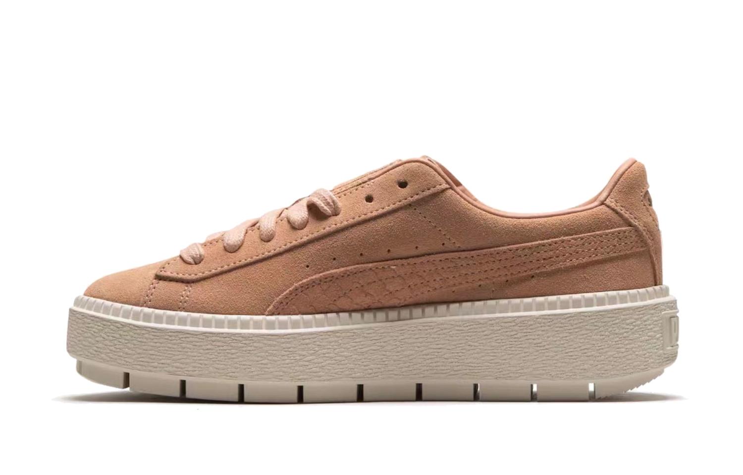 PUMA Suede Platfrom Animal Orange/Pink Women s 367814-03 37.5