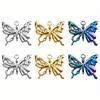 4pcs Stainless Steel Sweet Butterfly Accessories DIY Handmade Jewelry Necklace Butterfly Decoration Accessories