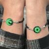 2pcs Luminous Sun Moon Braided Bracelets for Lovers Adjustable Couple Bracelets Fashion Valentine's Day Jewelry Girlfriend Gifts