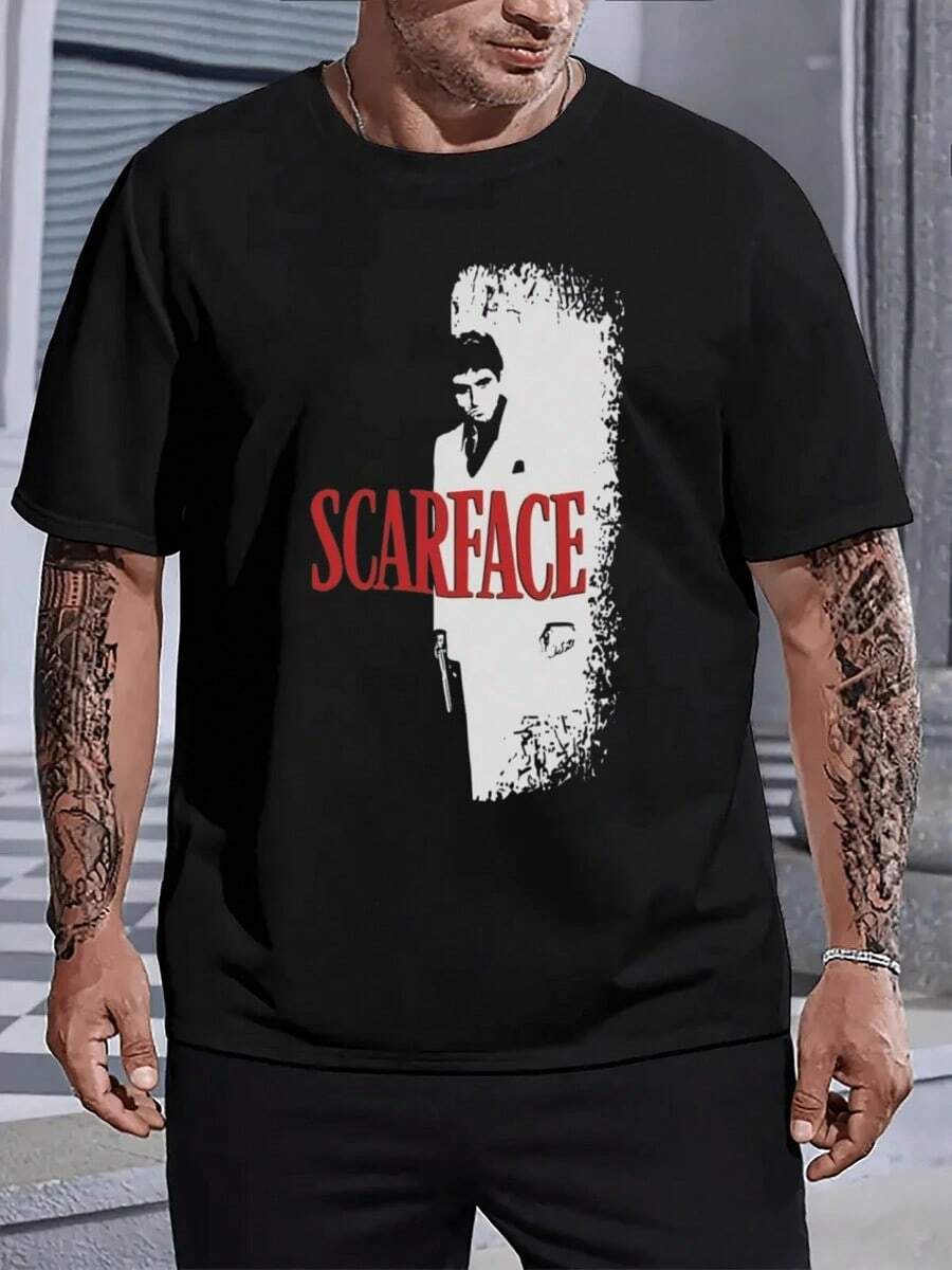 Payeah Movie Poster Inspired Unisex Graphic 220g Heavy T-Shirt 1 Piece, Casual Shortsleeved Round S