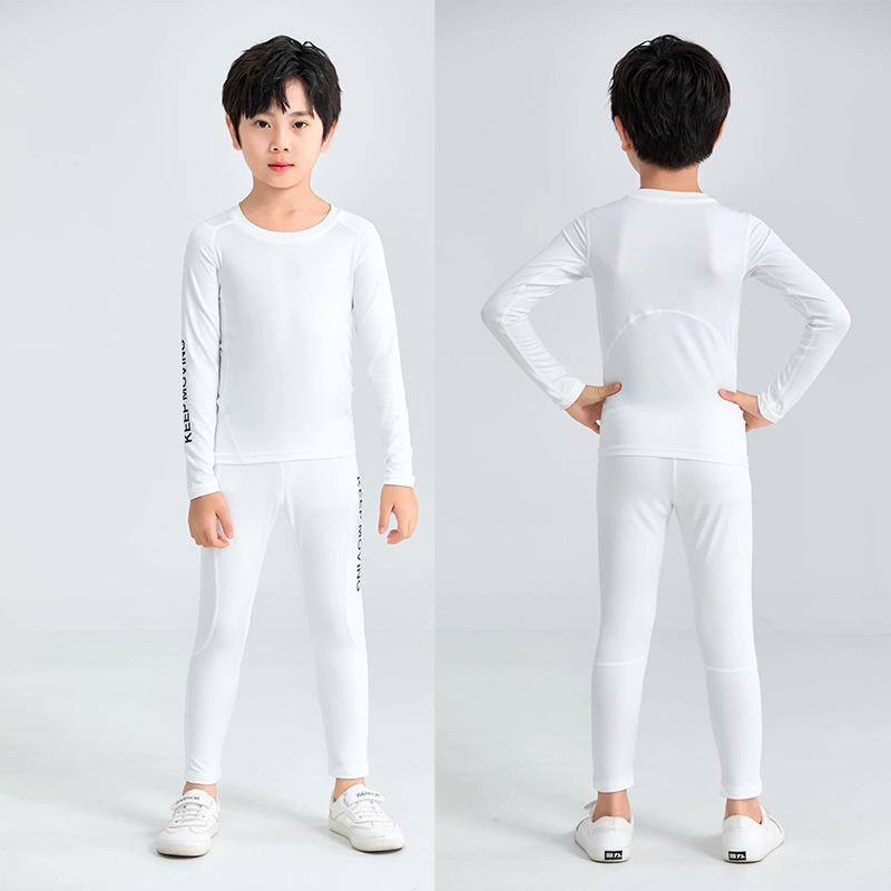 2024 Autumn Kids' Sports Compression Suit: Running & Training Activewear Set